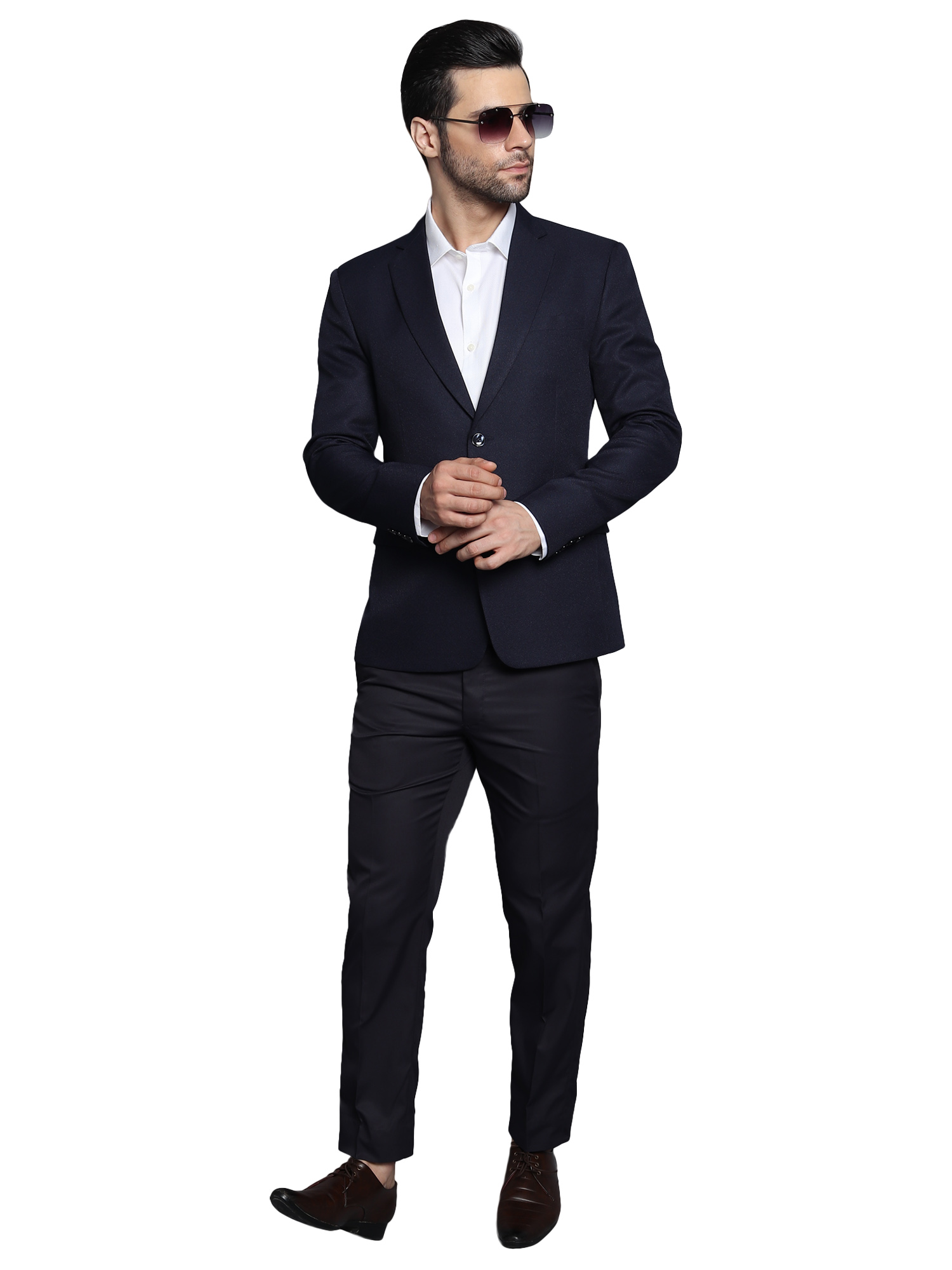 Formal Men Blazer Navy Blue - Image 7