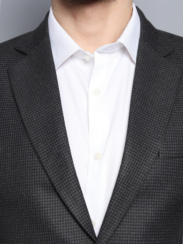 Formal Men Blazer Dark Gray - Image 3