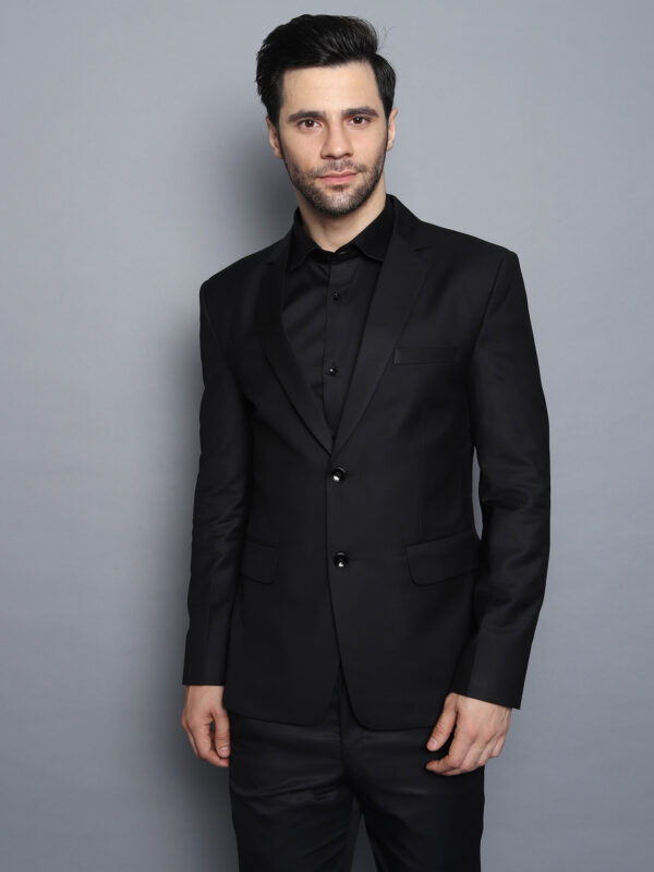 Formal Men Blazer Black - Image 6