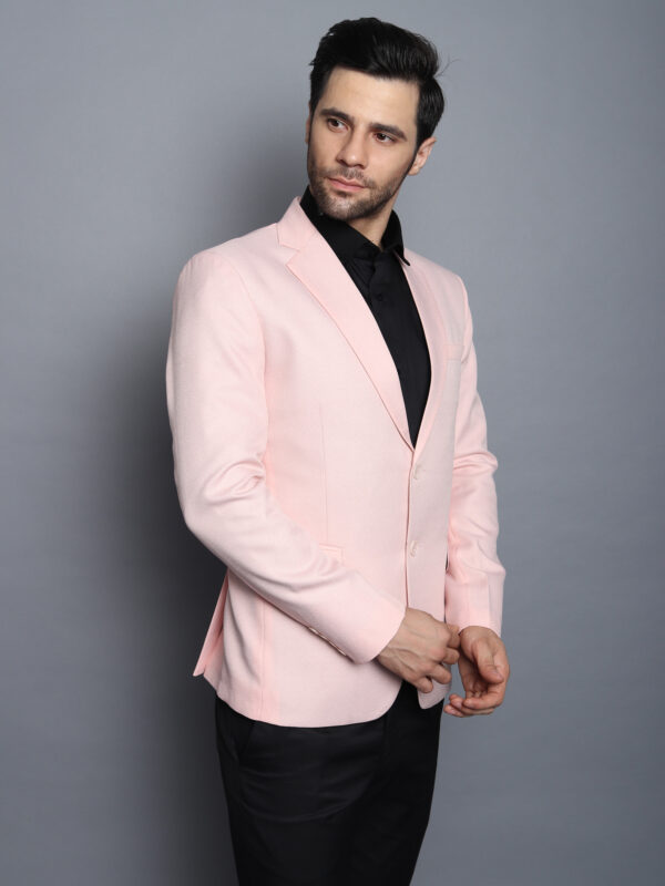 Formal Men Blazer Baby Pink - Image 4