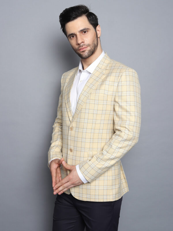 Formal Blazer Fawn Checks - Image 5