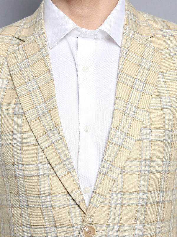 Formal Blazer Fawn Checks - Image 3