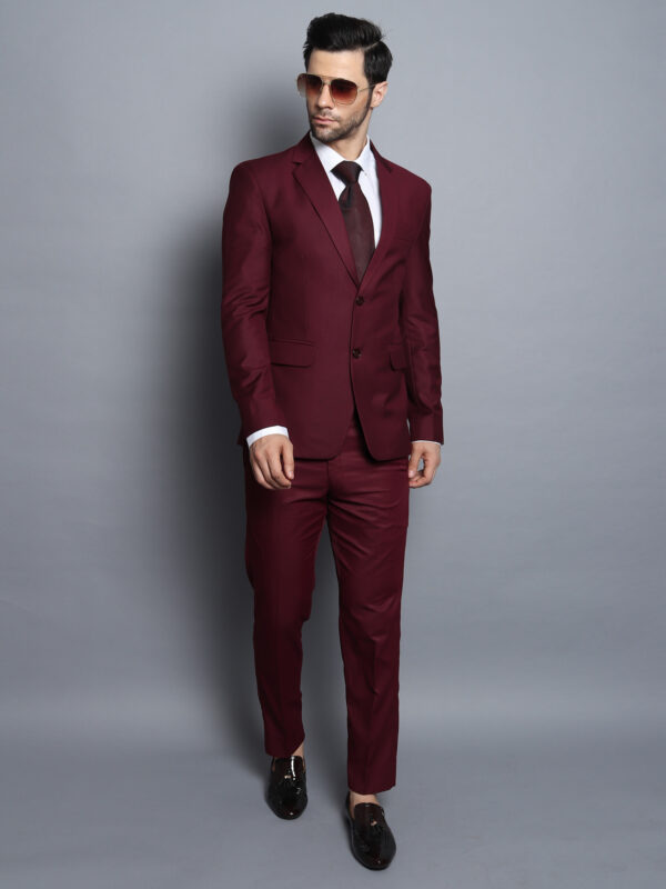 Formal Men Blazer Wine Color
